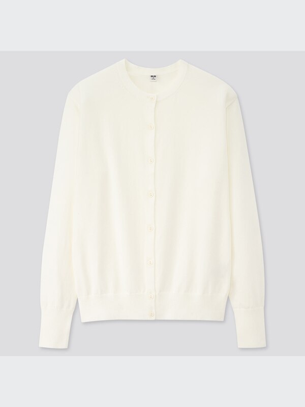 Uniqlo Cotton Crew Neck Cardigan